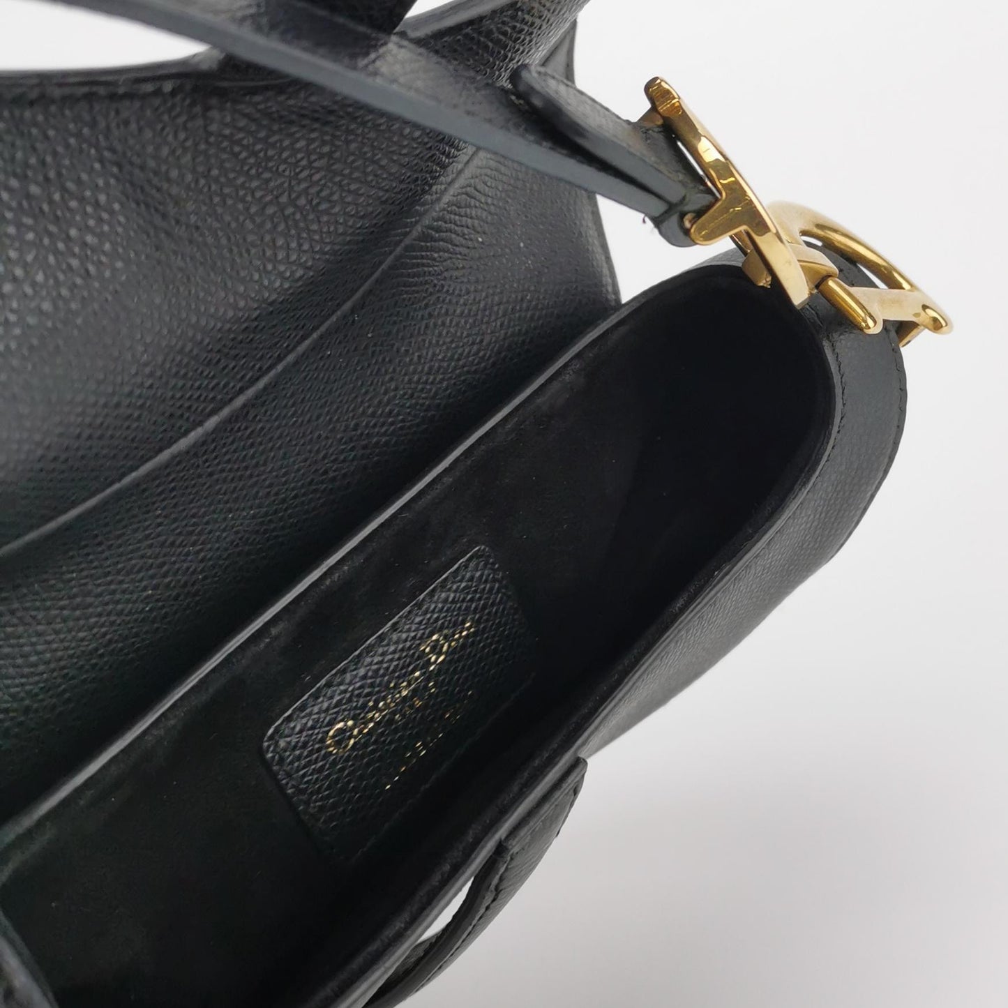 Dior - Saddle bag - Leather - Black - (Small)