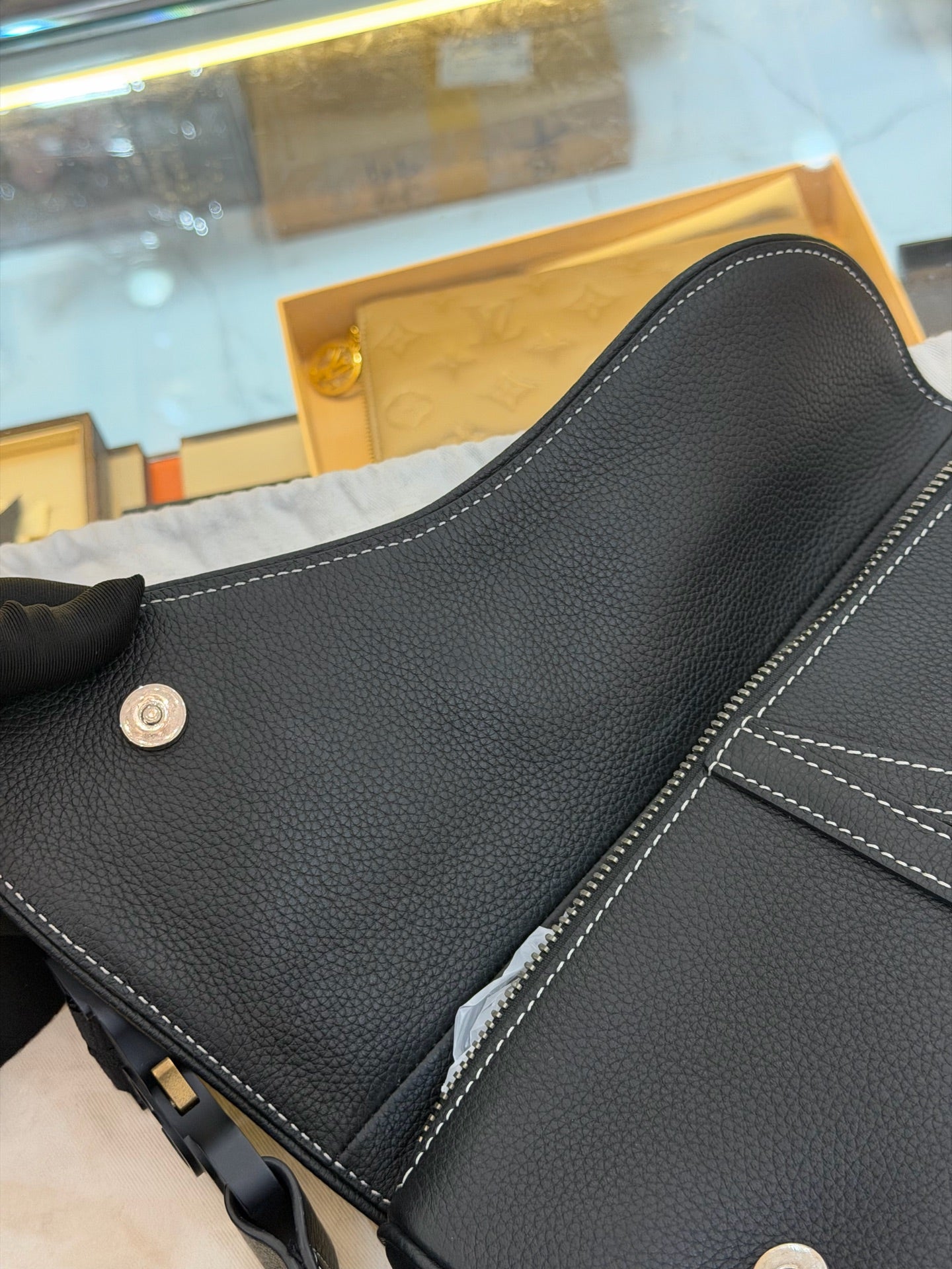 Dior - Saddle Bag - Leather - Black - (small)