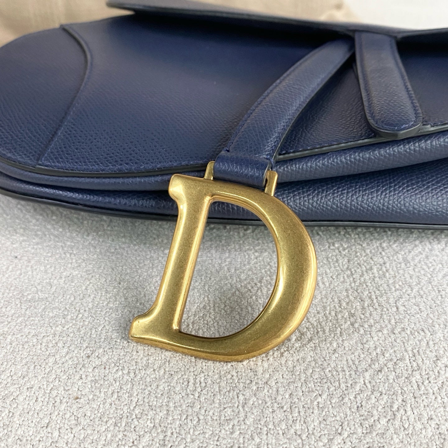 Dior - Saddle Bag - Leather - Blue - (medium)