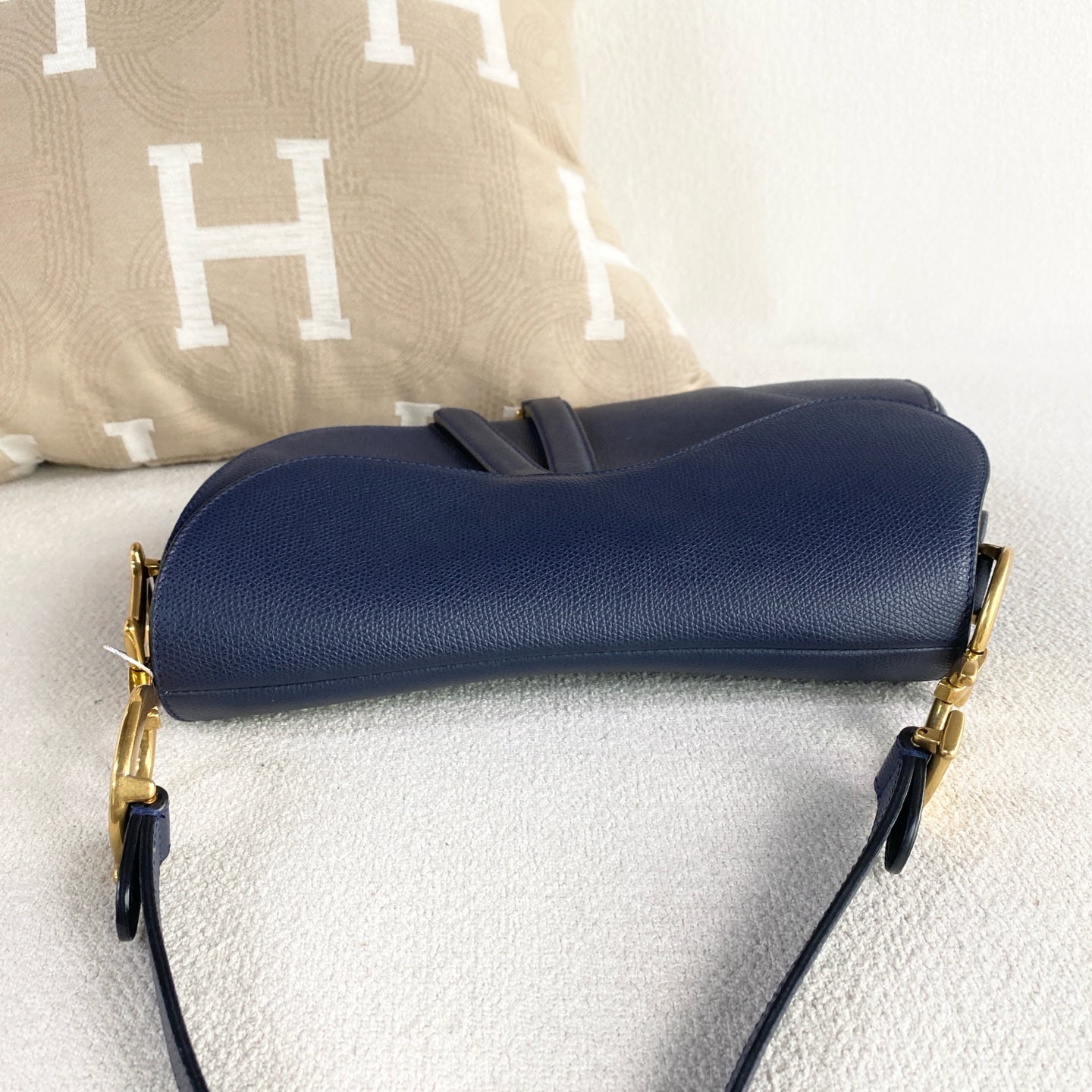 Dior - Saddle Bag - Leather - Blue - (medium)