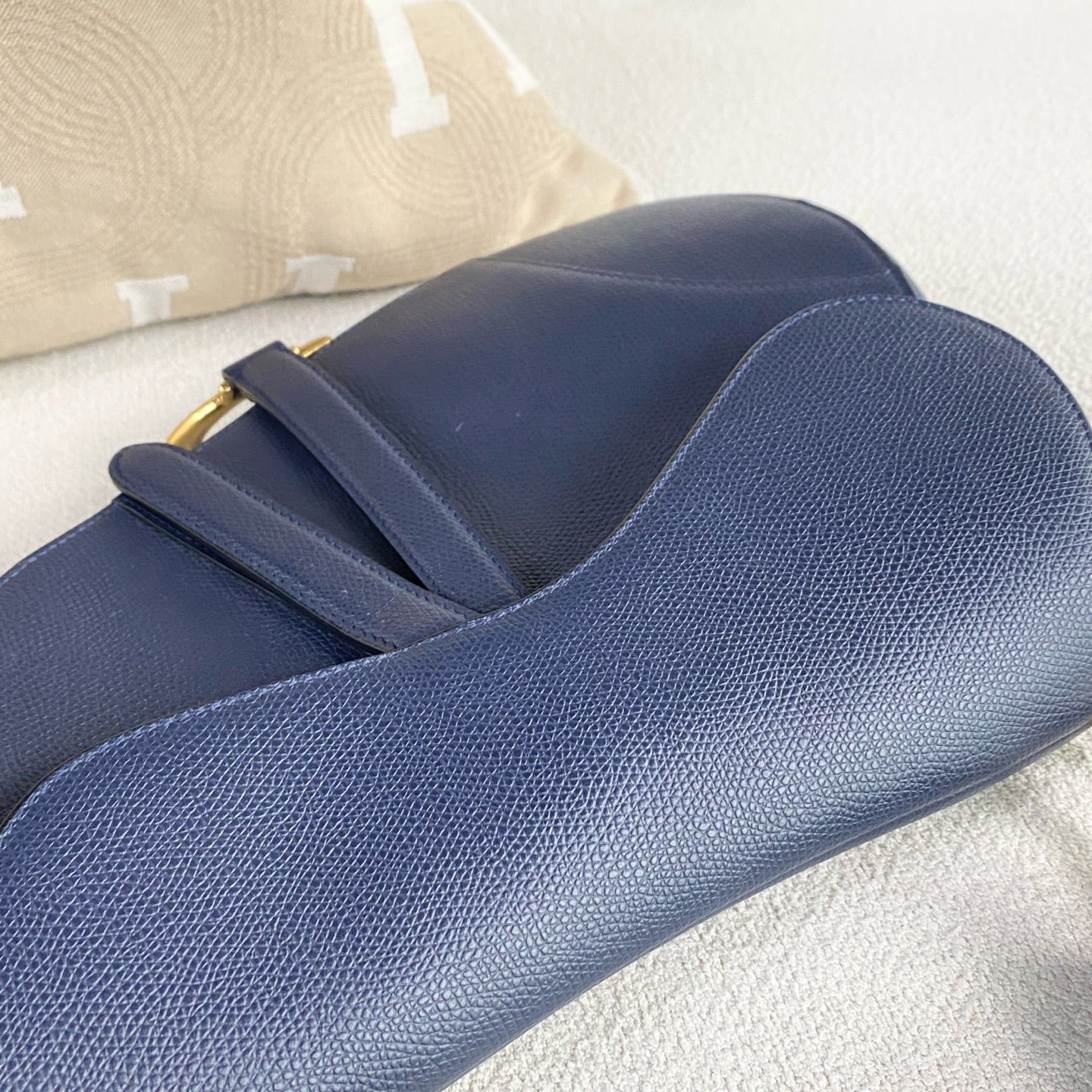 Dior - Saddle Bag - Leather - Blue - (medium)