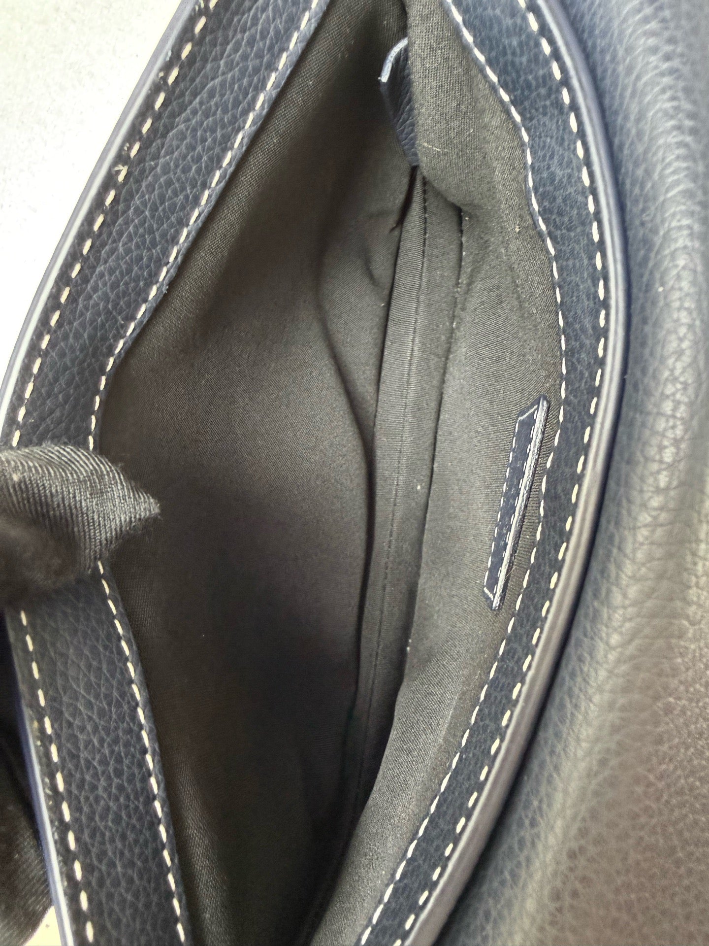 Dior - Saddle bag - Leather - Blue - (small)