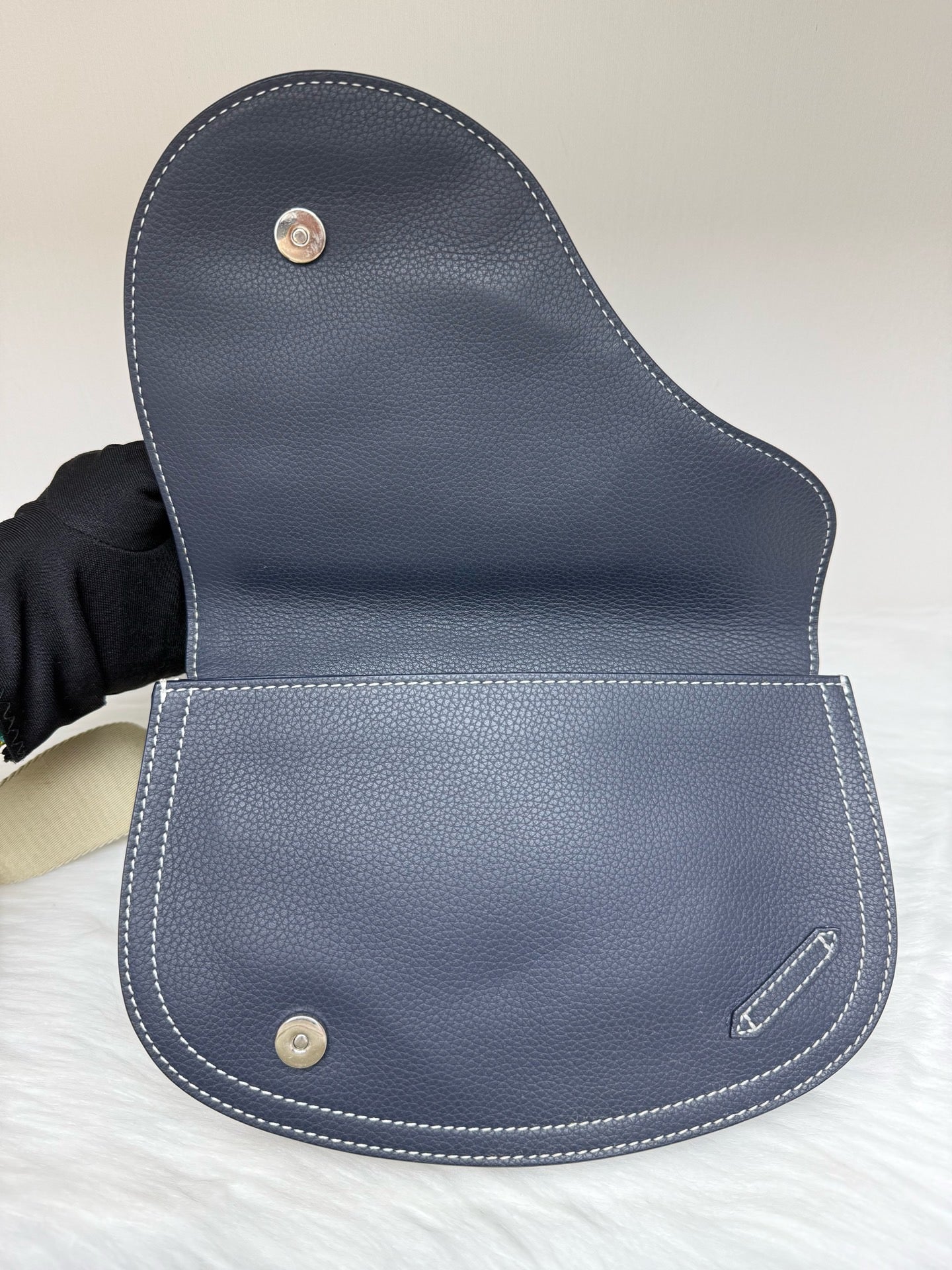 Dior - Saddle bag - Leather - Blue - (small)