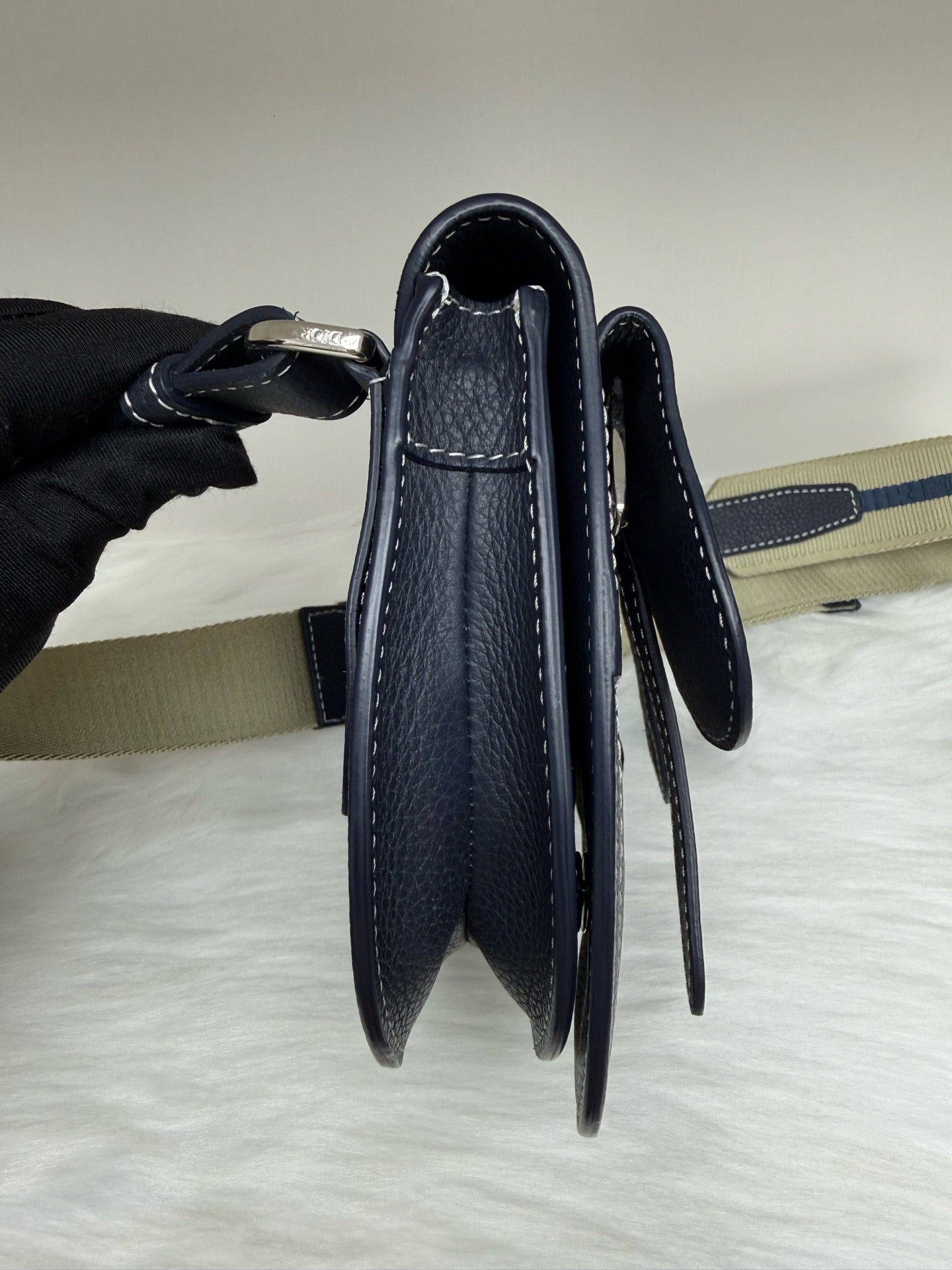 Dior - Saddle bag - Leather - Blue - (small)