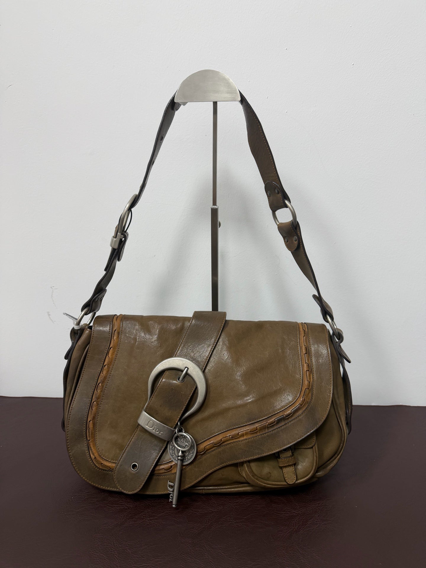 Dior - Saddle bag - Leather - Brown - (Medium)