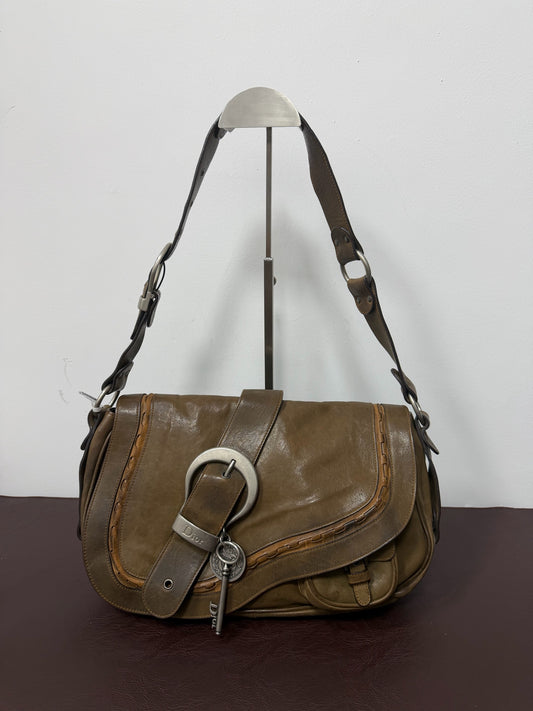 Dior - Saddle bag - Leather - Brown - (Medium)
