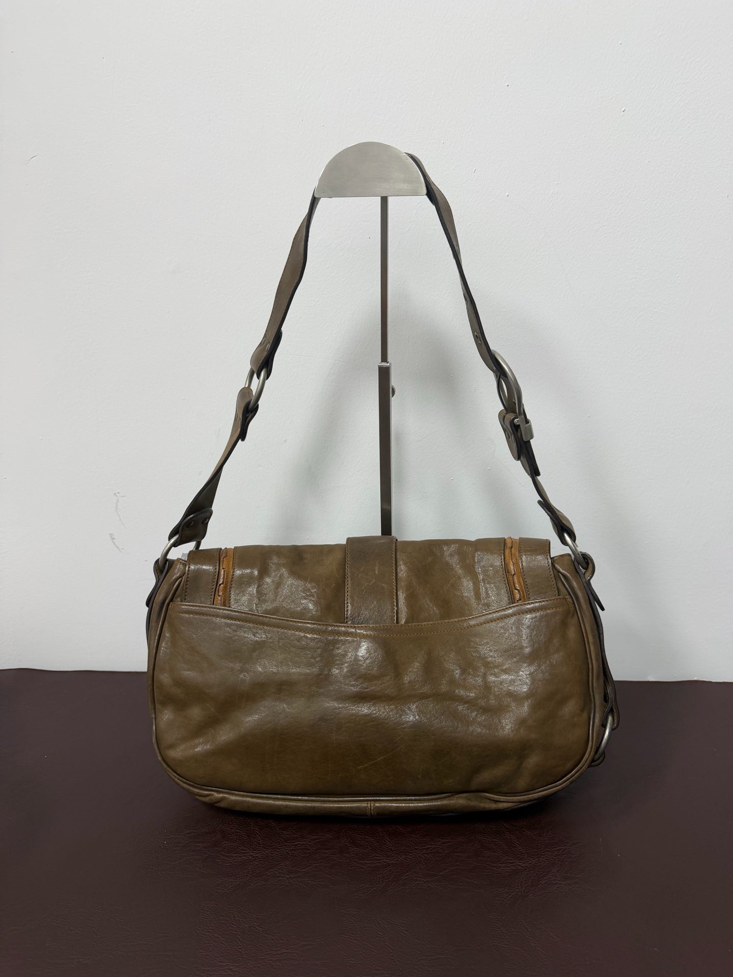 Dior - Saddle bag - Leather - Brown - (Medium)