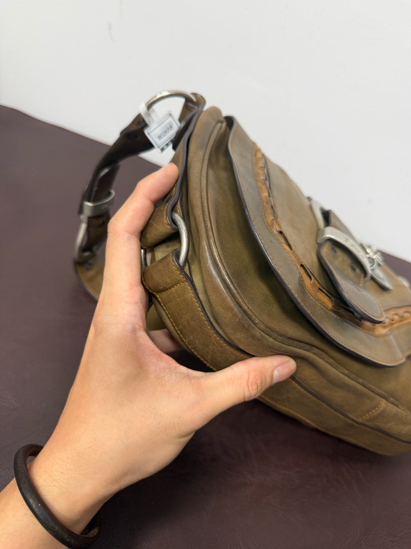 Dior - Saddle bag - Leather - Brown - (Medium)