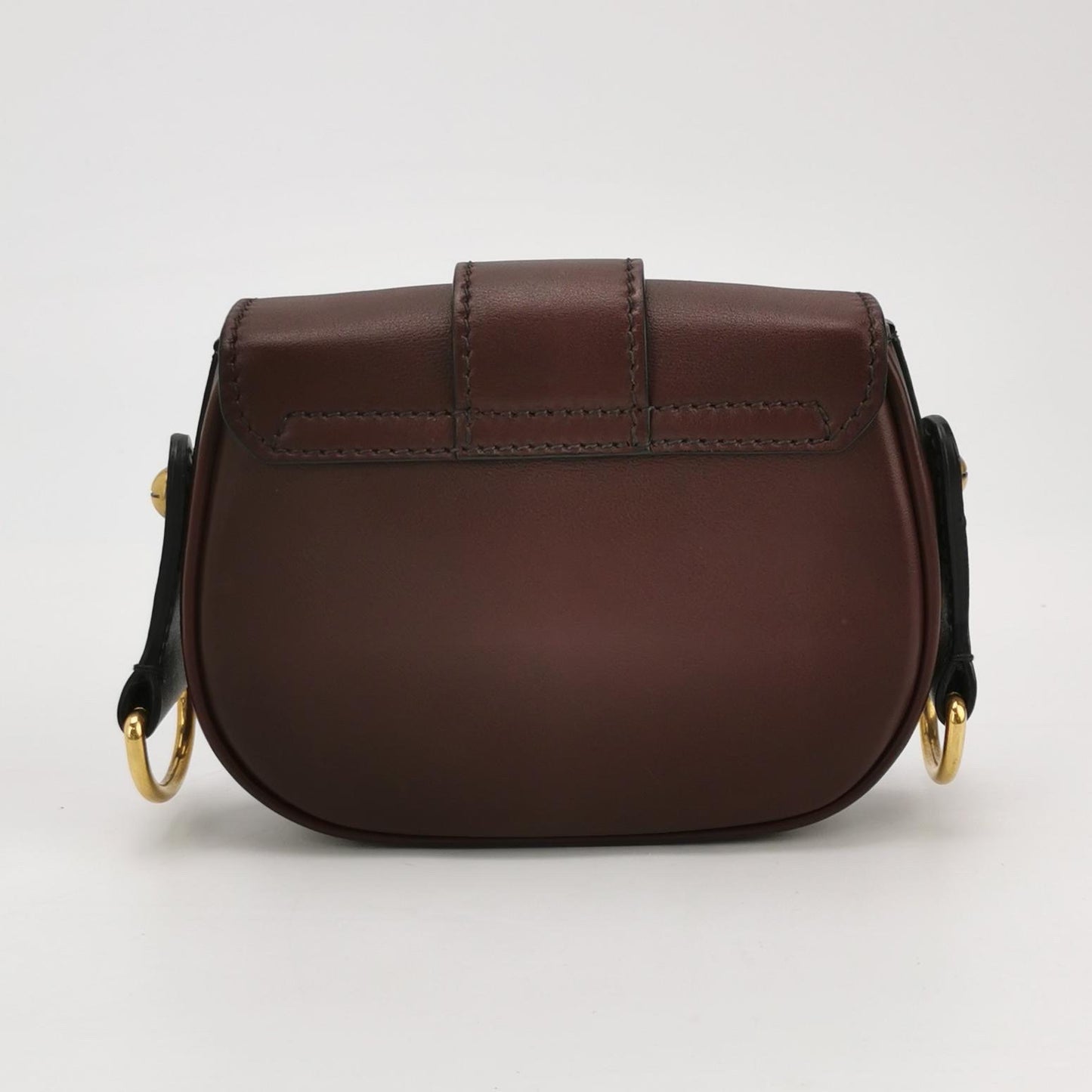 Dior - Saddle Bag - Leather - Burgundy - (mini)