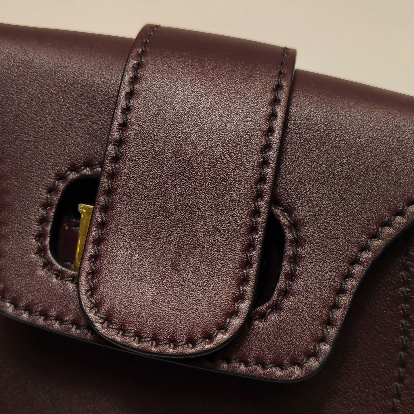 Dior - Saddle Bag - Leather - Burgundy - (mini)
