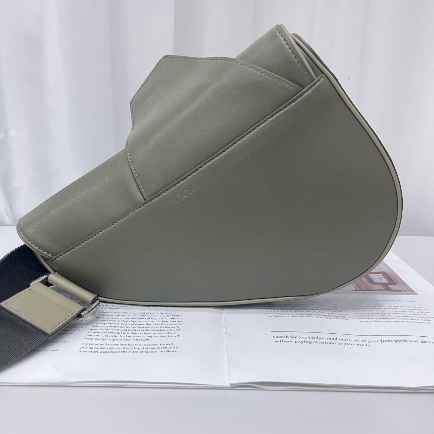 Dior - Saddle Bag - Leather - Green - (Large)