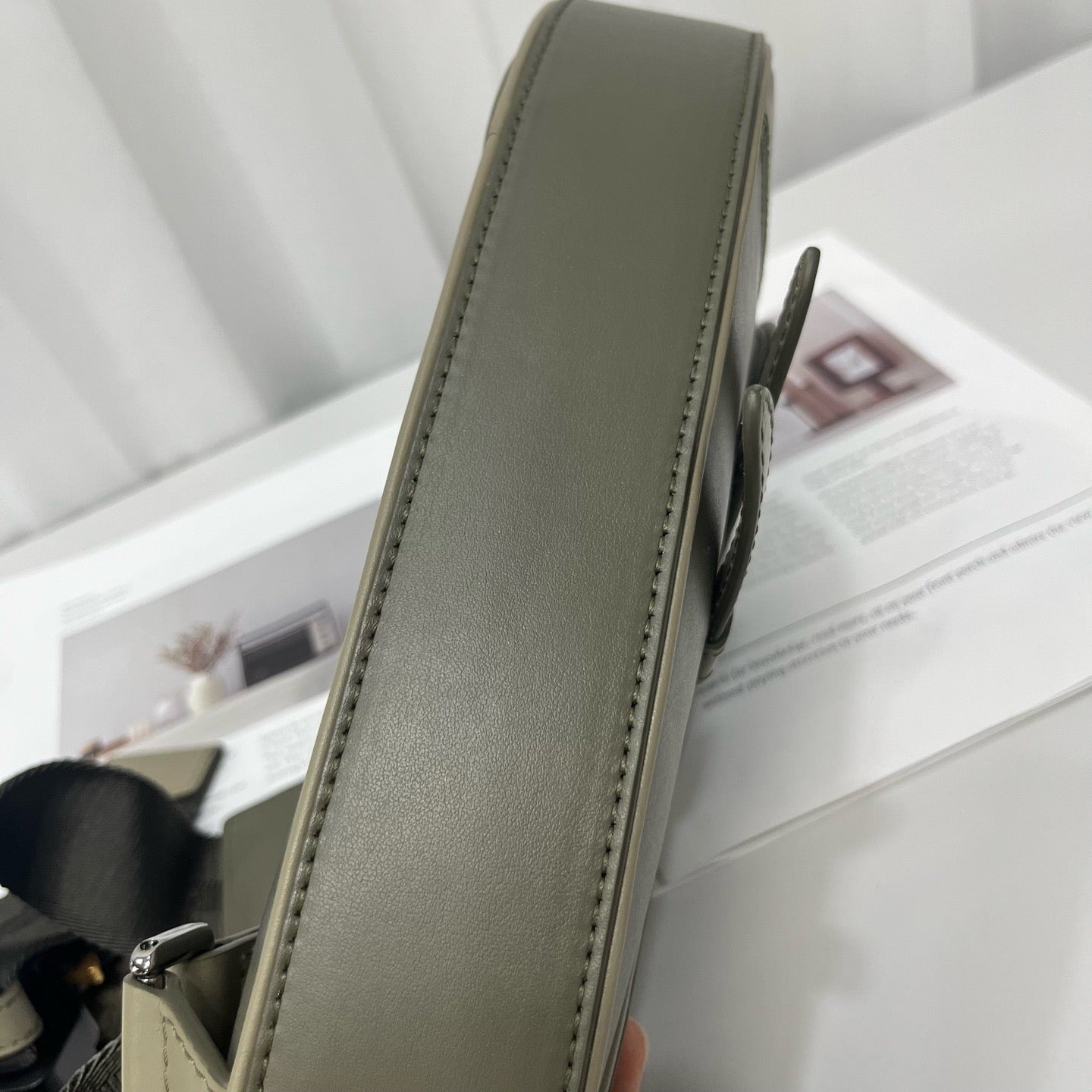 Dior - Saddle Bag - Leather - Green - (Large)