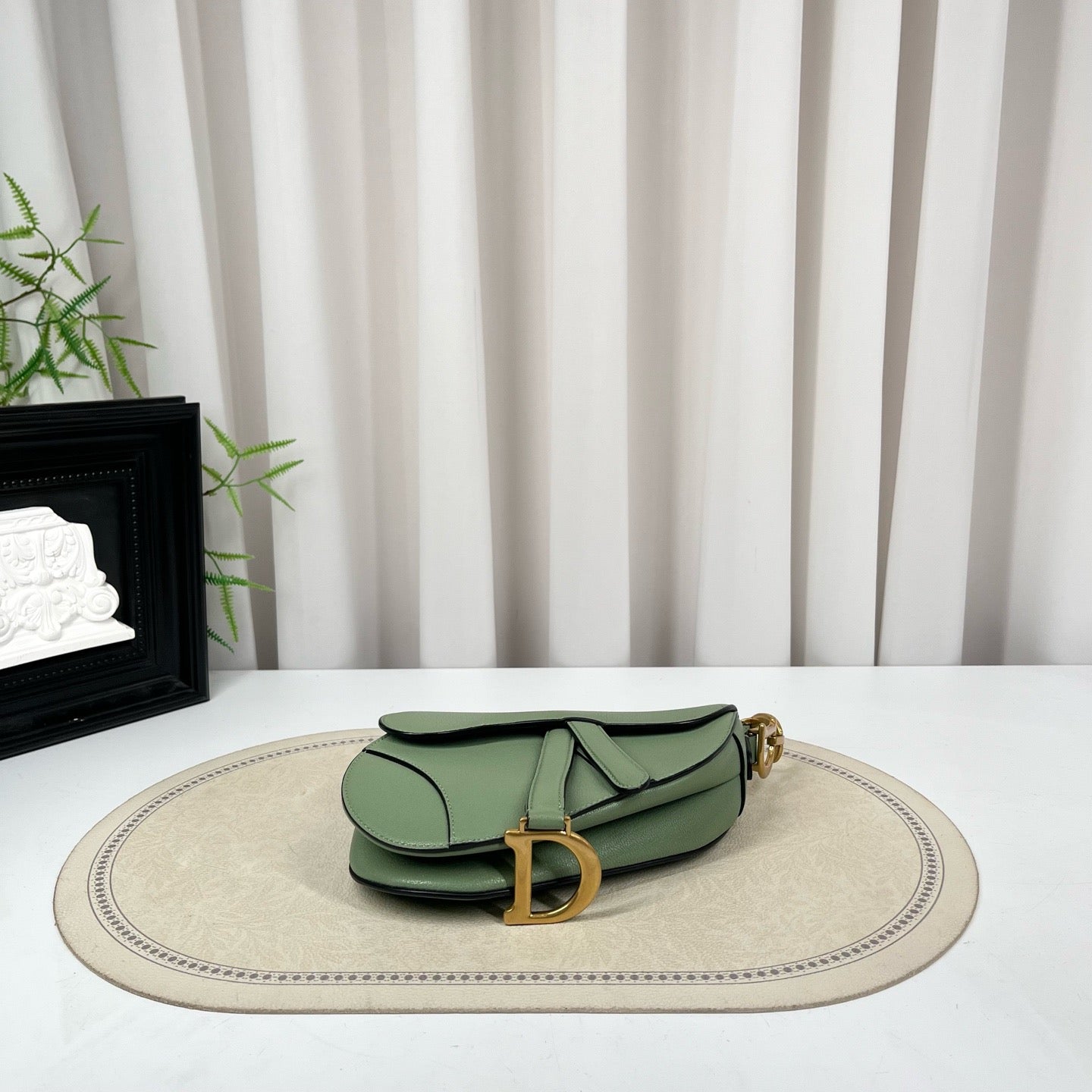 Dior - Saddle Bag - Leather - Green - (medium)