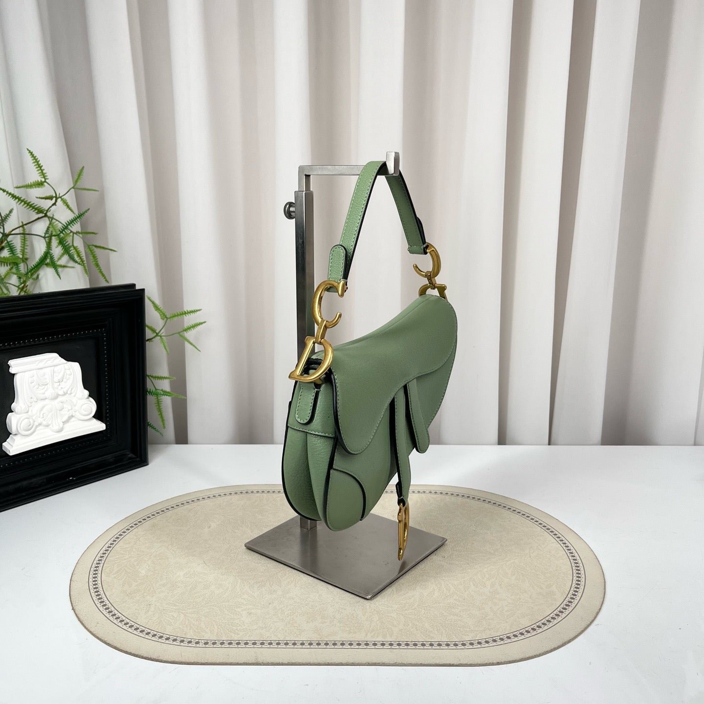 Dior - Saddle Bag - Leather - Green - (medium)