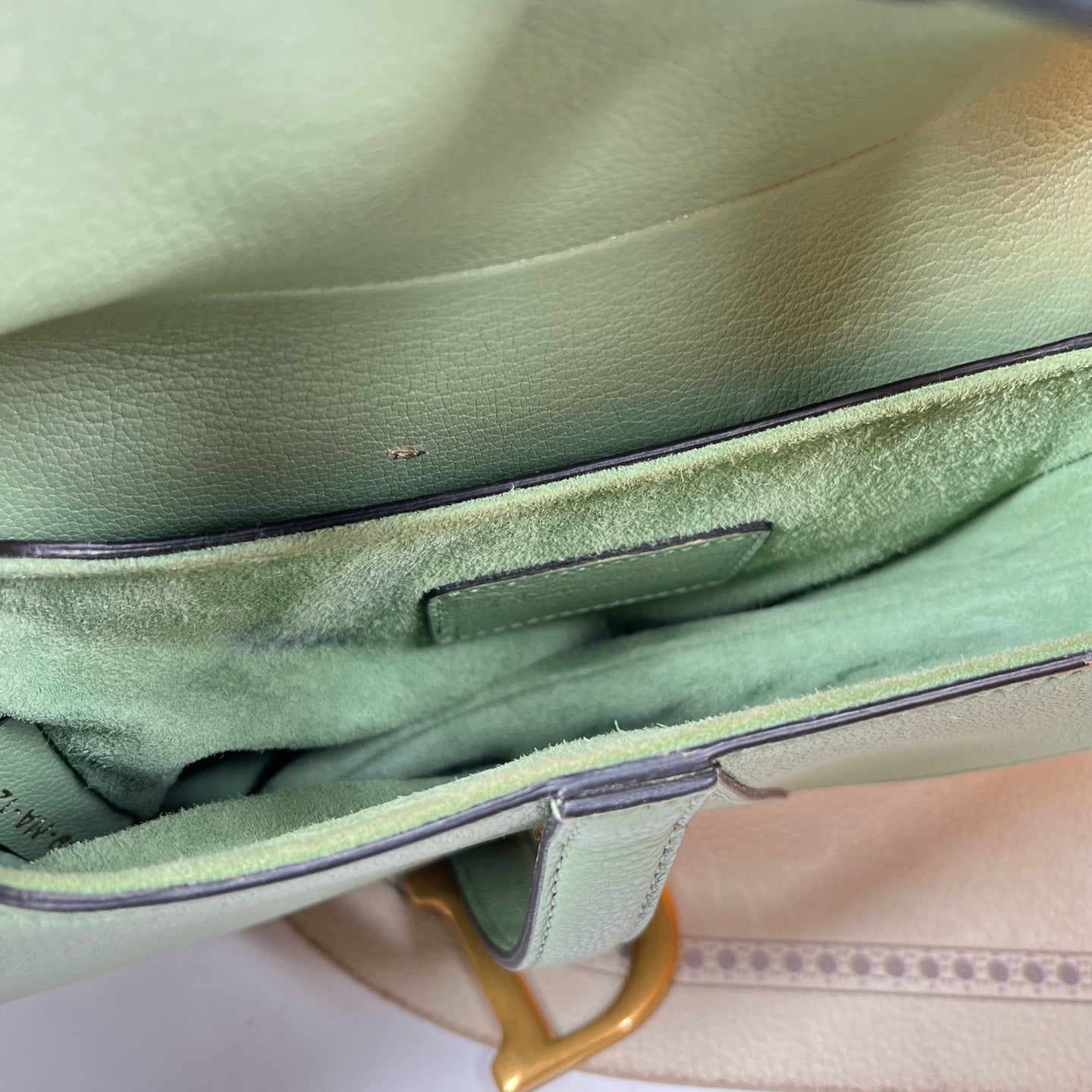 Dior - Saddle Bag - Leather - Green - (medium)