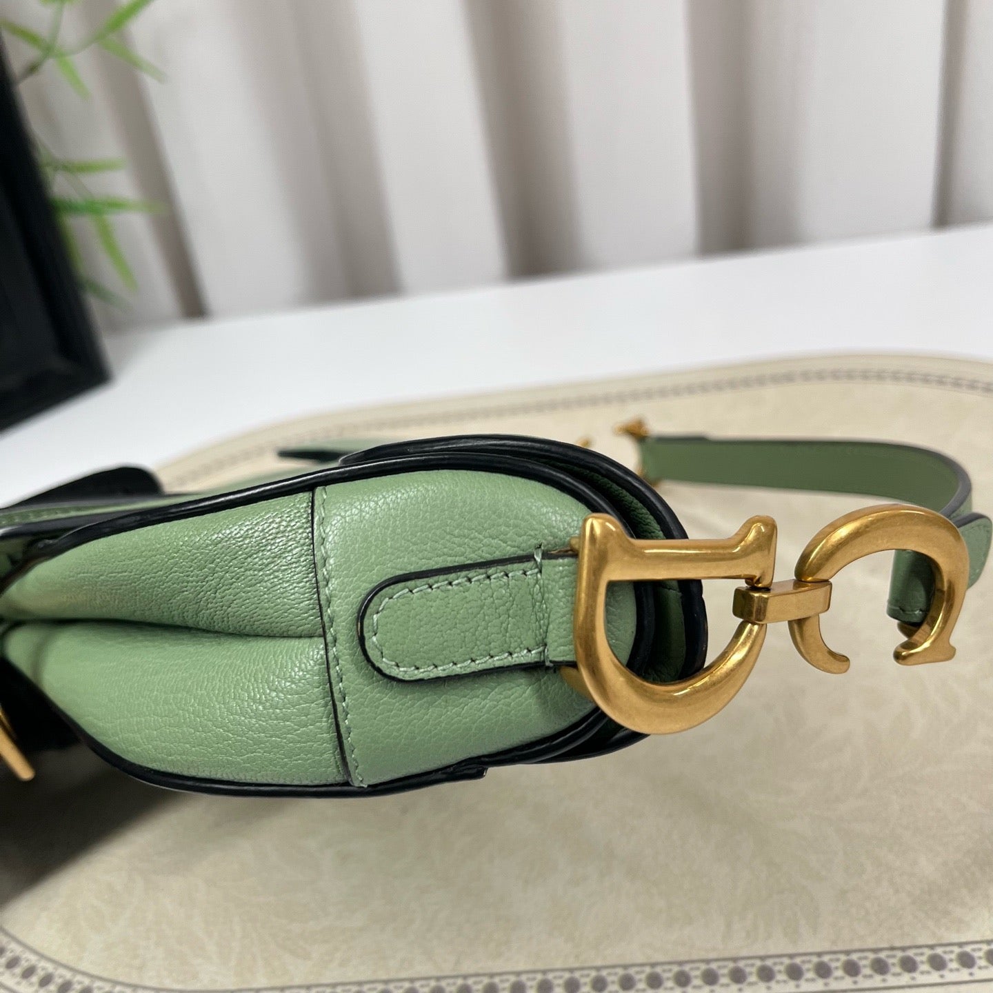 Dior - Saddle Bag - Leather - Green - (medium)