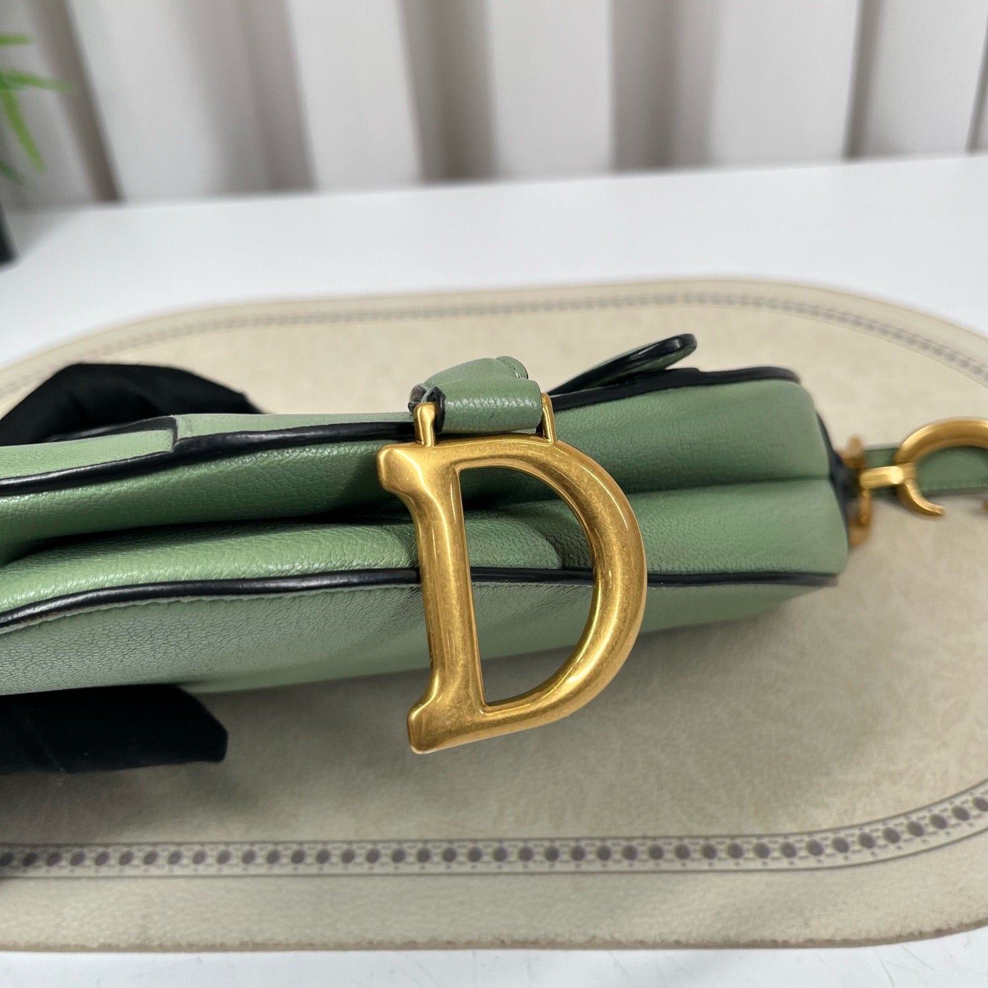 Dior - Saddle Bag - Leather - Green - (medium)