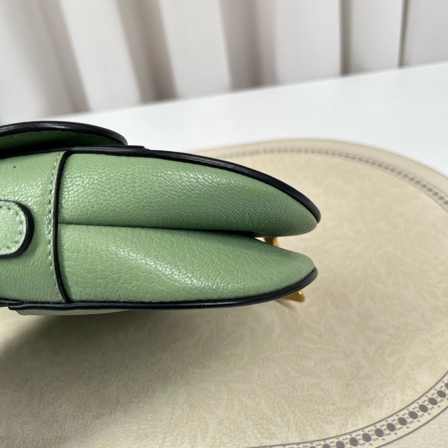 Dior - Saddle Bag - Leather - Green - (medium)