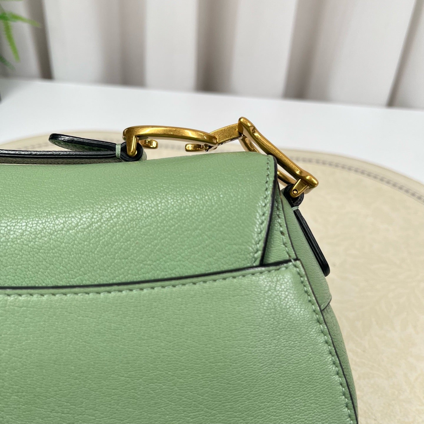 Dior - Saddle Bag - Leather - Green - (medium)