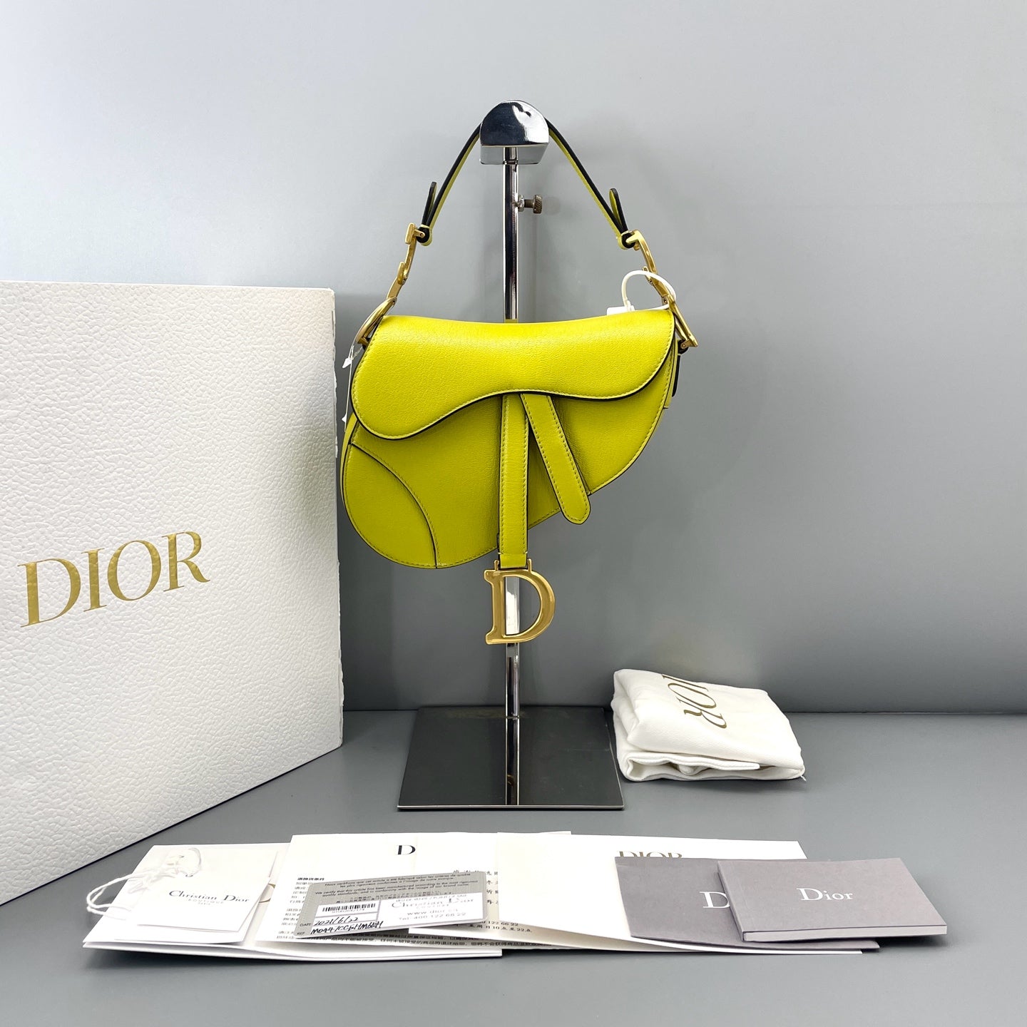 Dior - Saddle Bag - Leather - Green - (small)