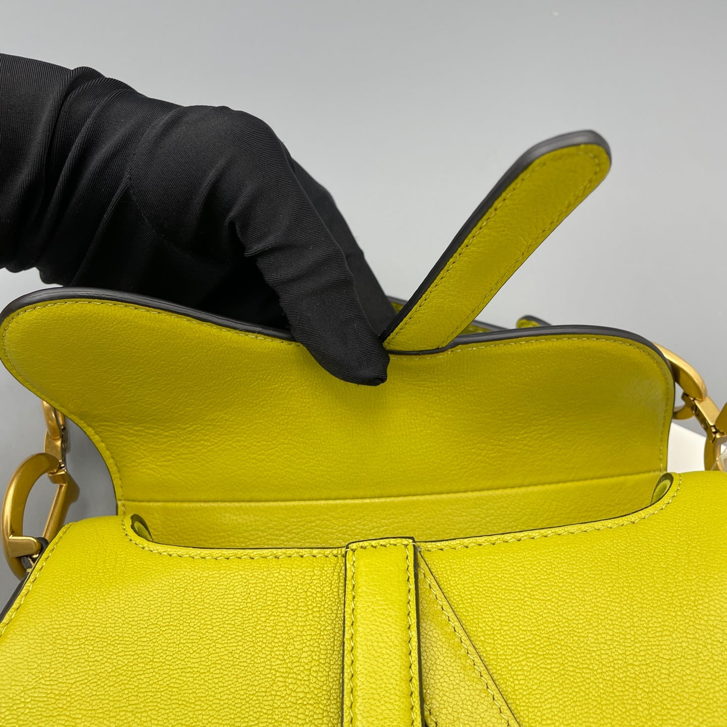 Dior - Saddle Bag - Leather - Green - (small)