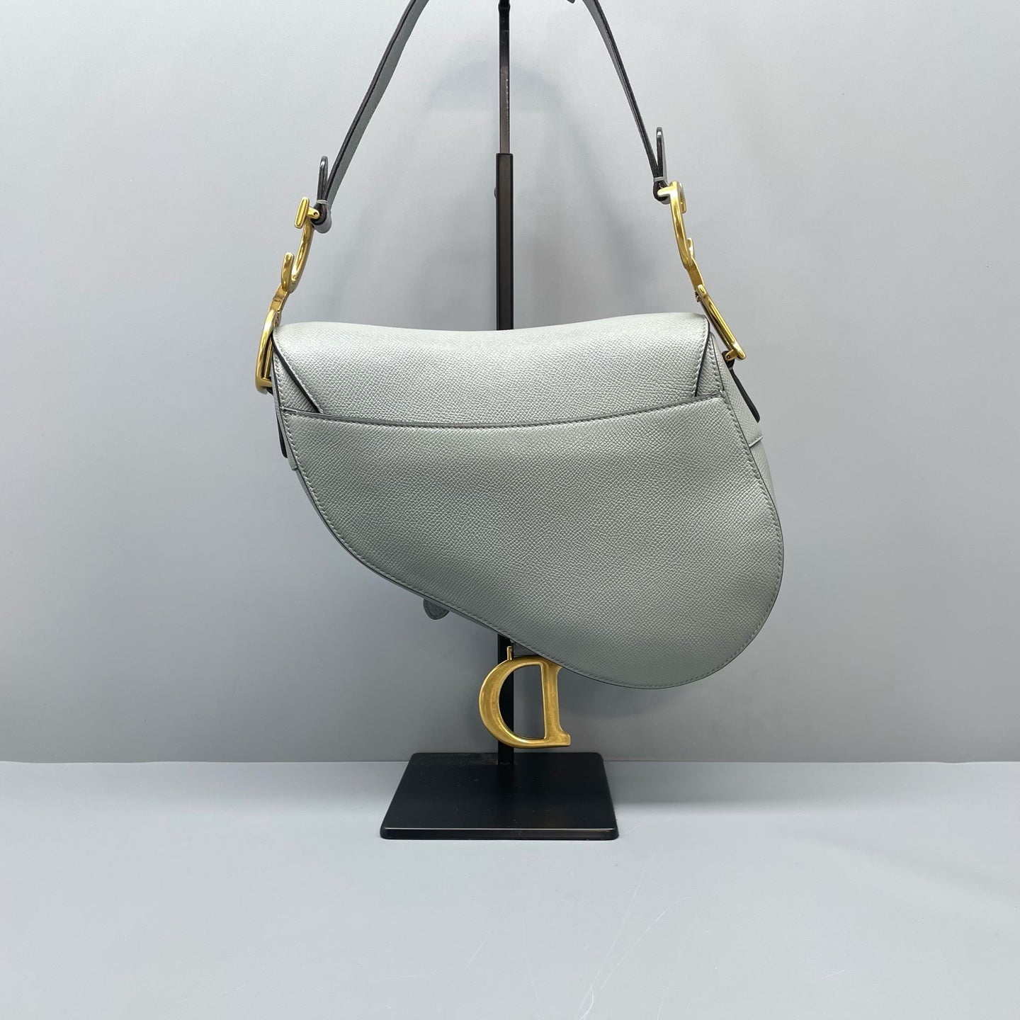 Dior - Saddle Bag - Leather - Grey - (medium)