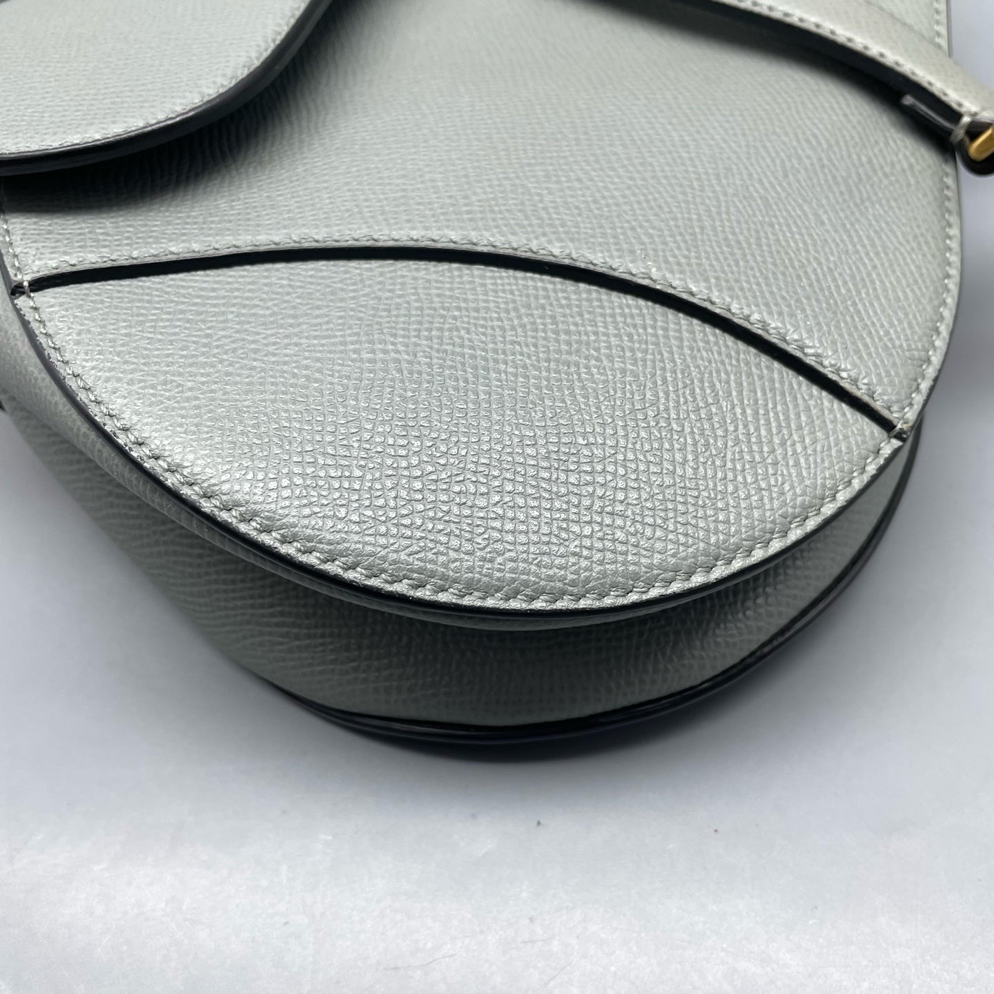 Dior - Saddle Bag - Leather - Grey - (medium)