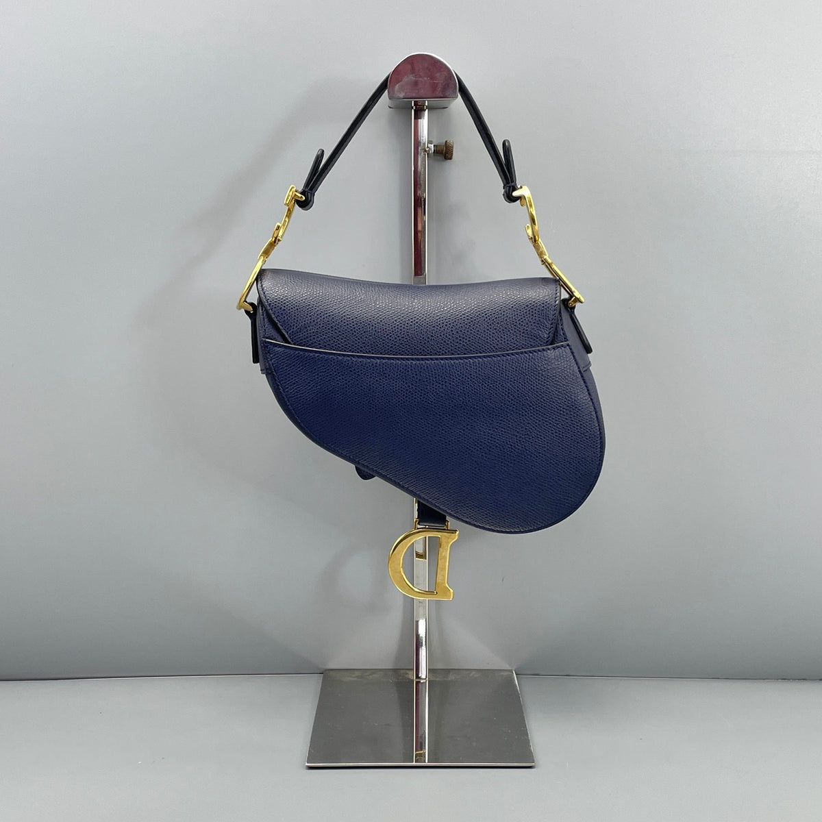 Dior - Saddle bag - Leather - Navy - (mini)