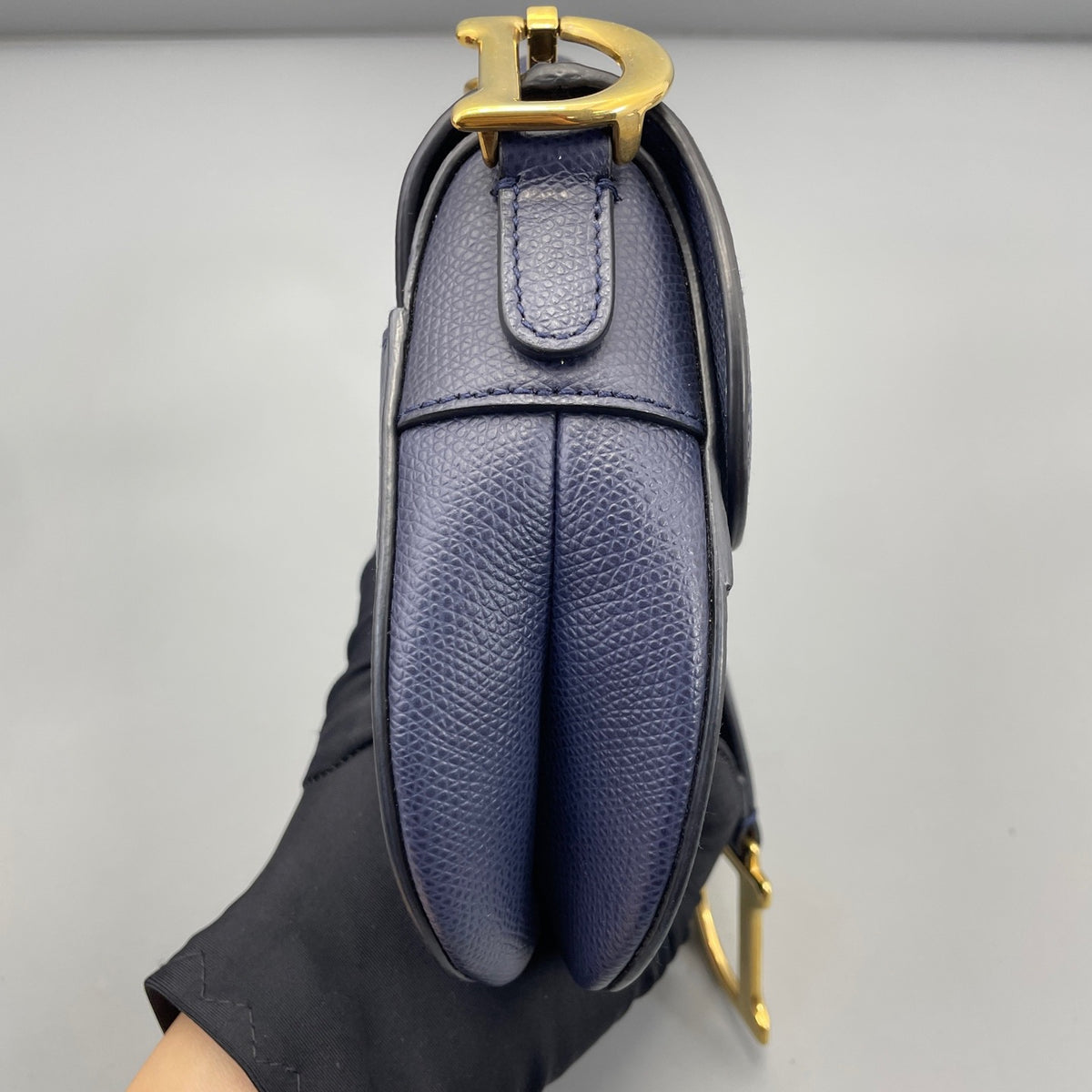 Dior - Saddle bag - Leather - Navy - (mini)