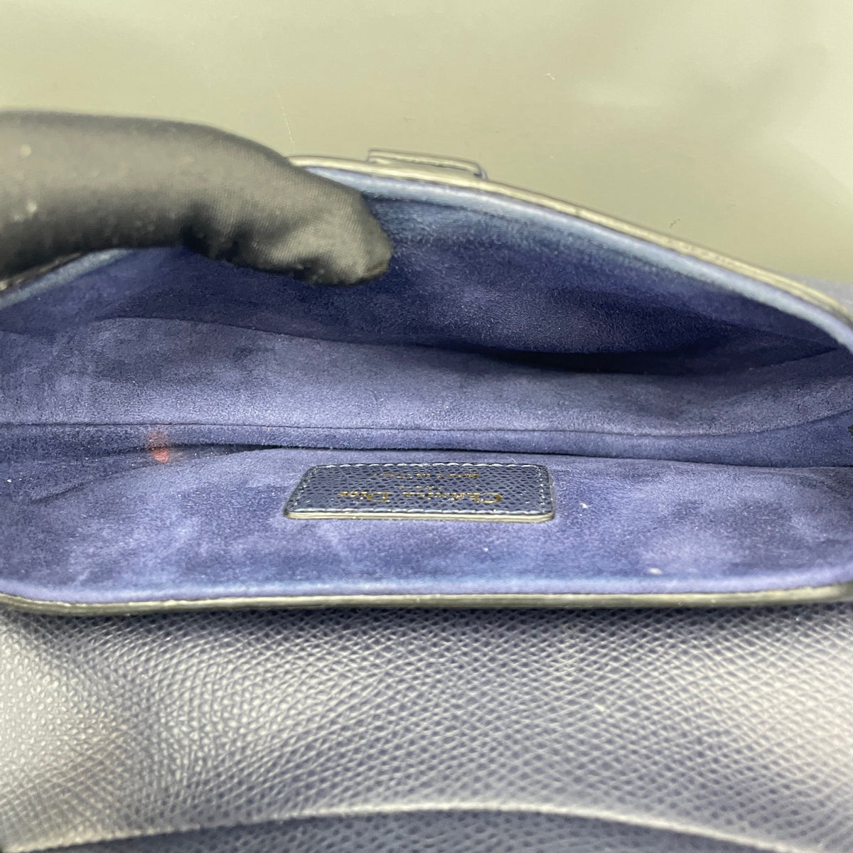 Dior - Saddle bag - Leather - Navy - (mini)