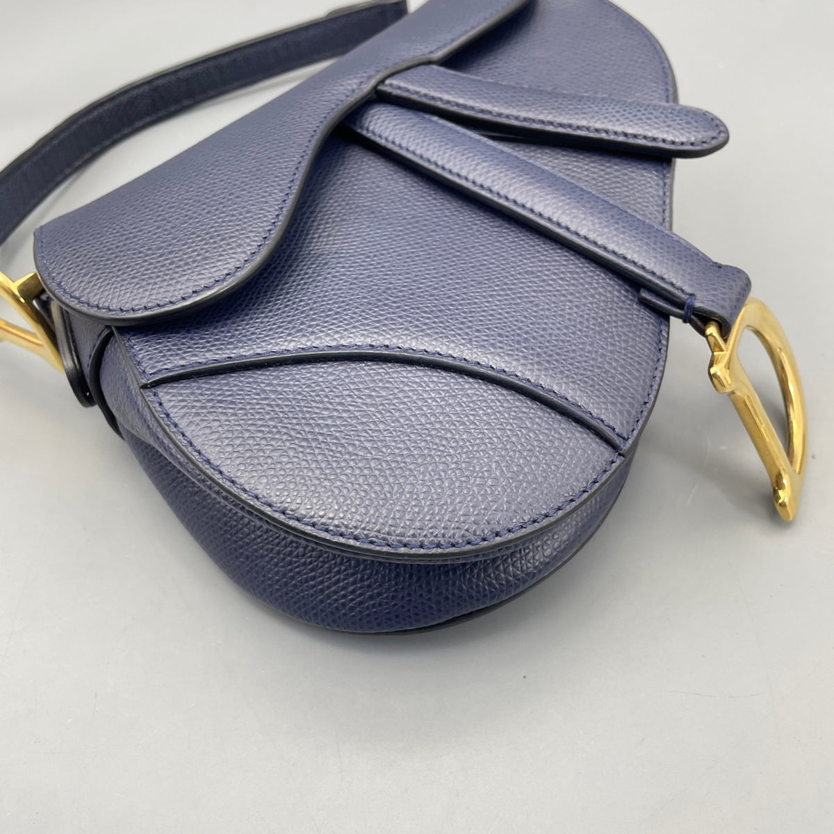 Dior - Saddle bag - Leather - Navy - (mini)