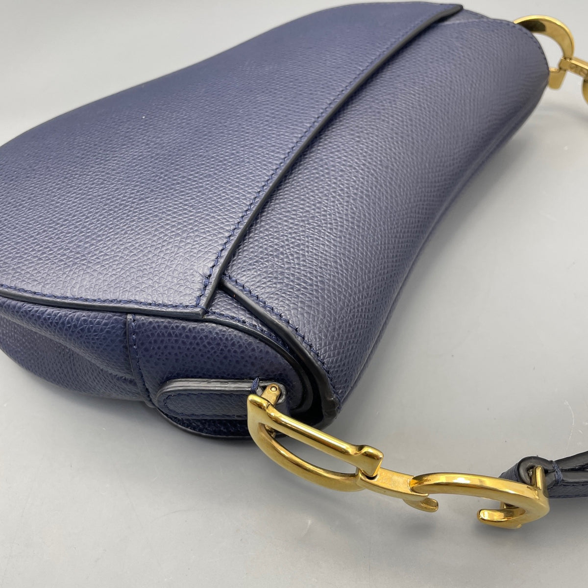 Dior - Saddle bag - Leather - Navy - (mini)
