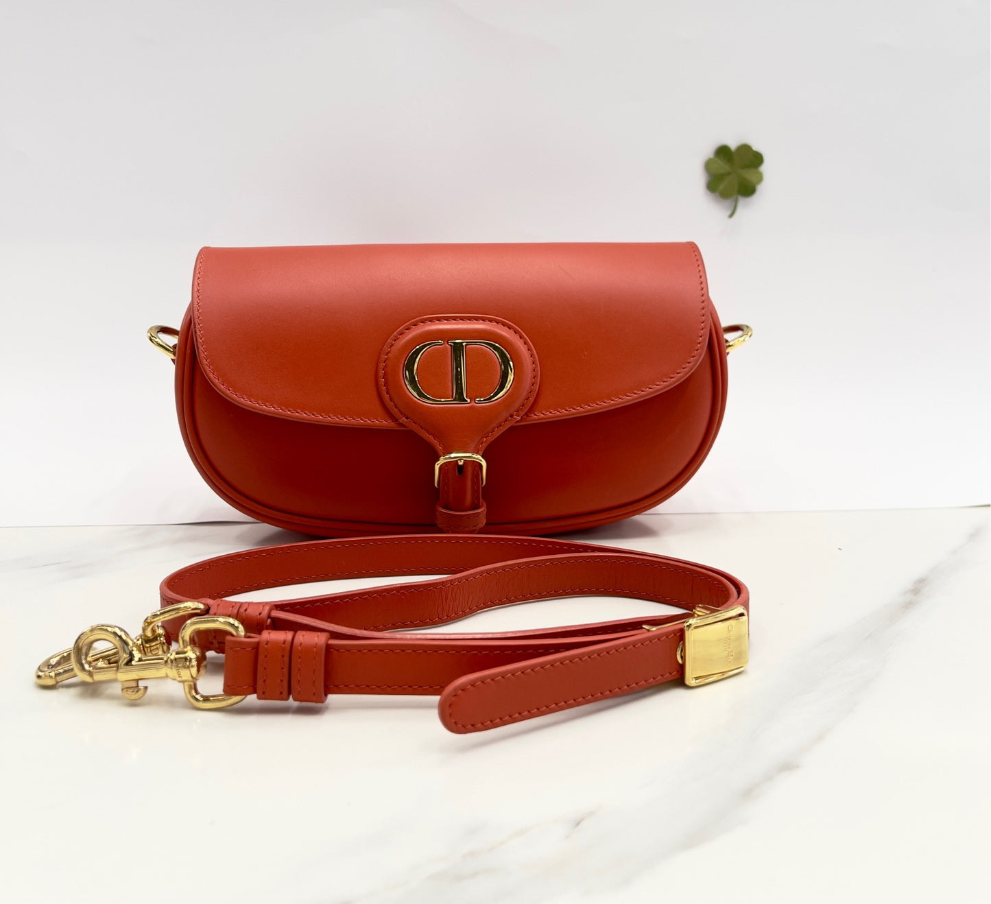 Dior - Saddle Bag - Leather - Orange - (mini)