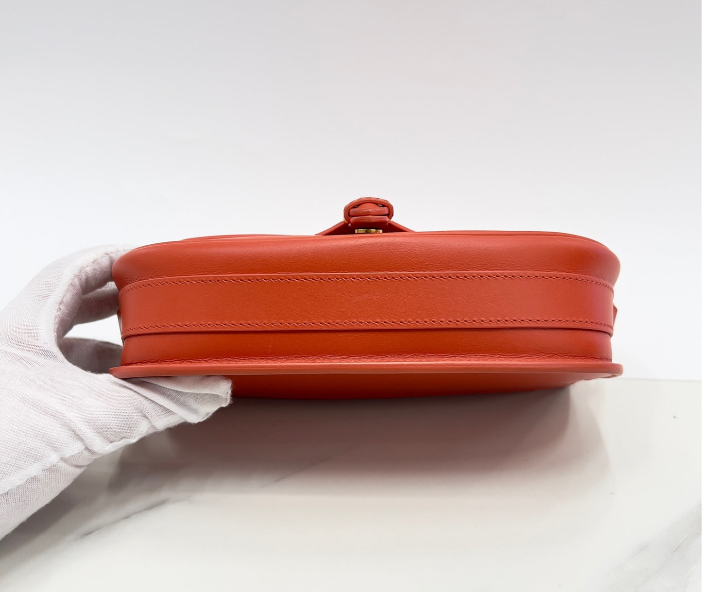 Dior - Saddle Bag - Leather - Orange - (mini)
