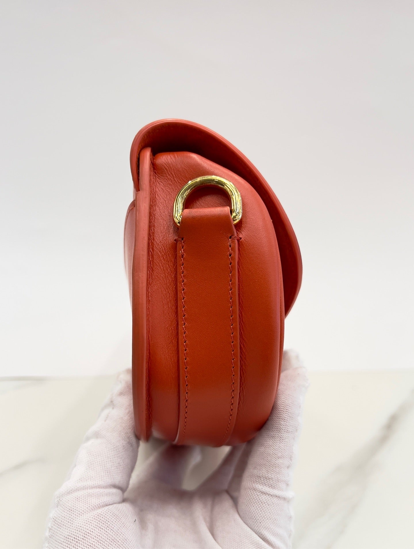 Dior - Saddle Bag - Leather - Orange - (mini)
