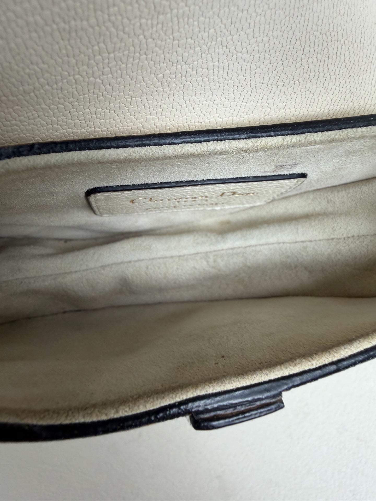 Dior - Saddle Bag - Leather - White - (mini)