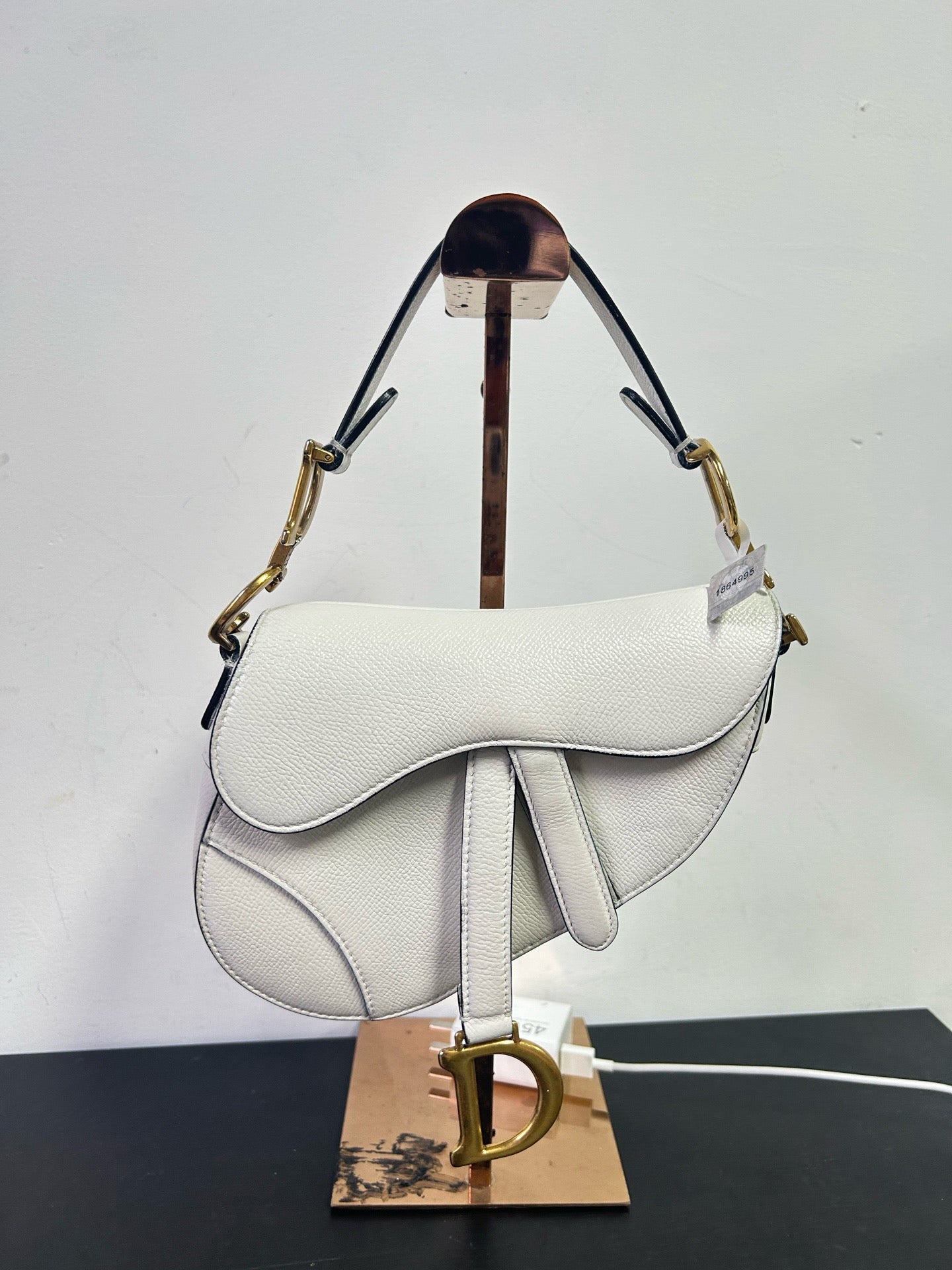 Dior - Saddle Bag - Leather - White - (small)