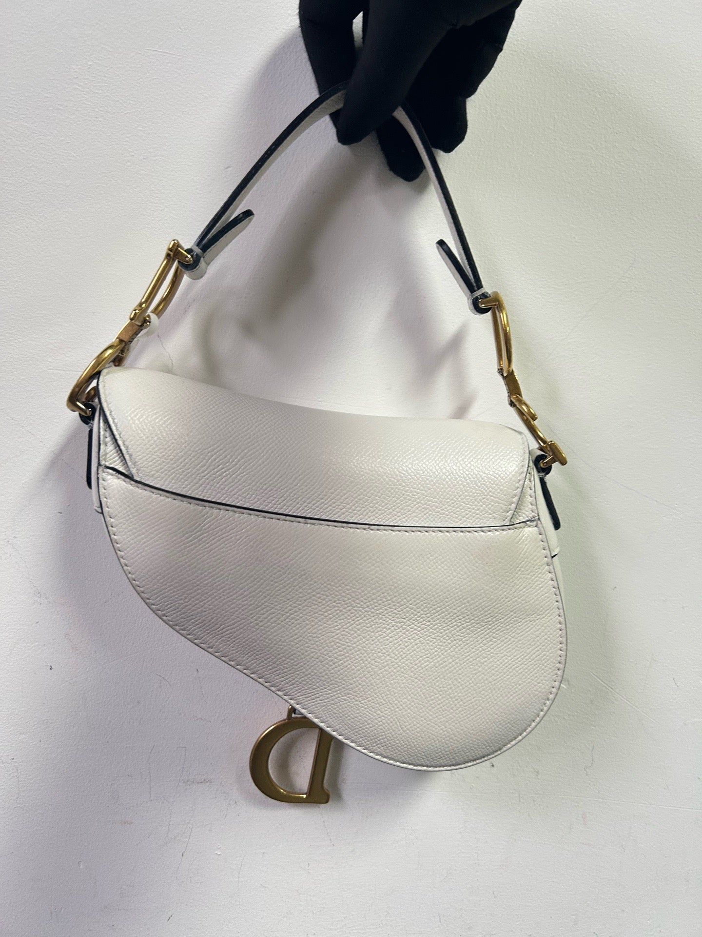 Dior - Saddle Bag - Leather - White - (small)