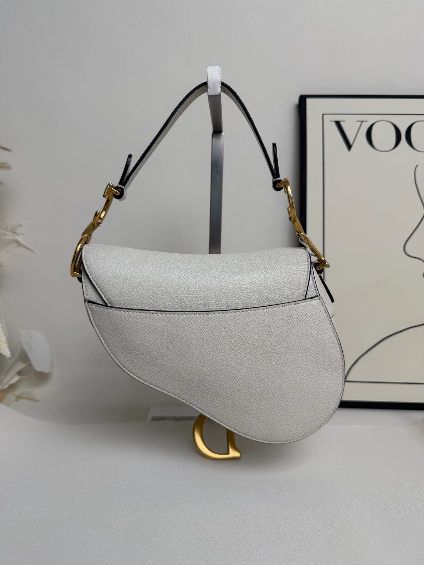 Dior - Saddle Bag - Leather - White - (Small)