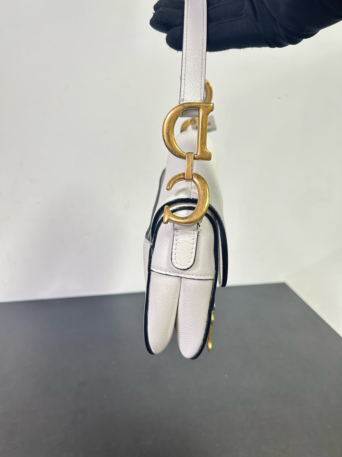 Dior - Saddle Bag - Leather - White - (small)