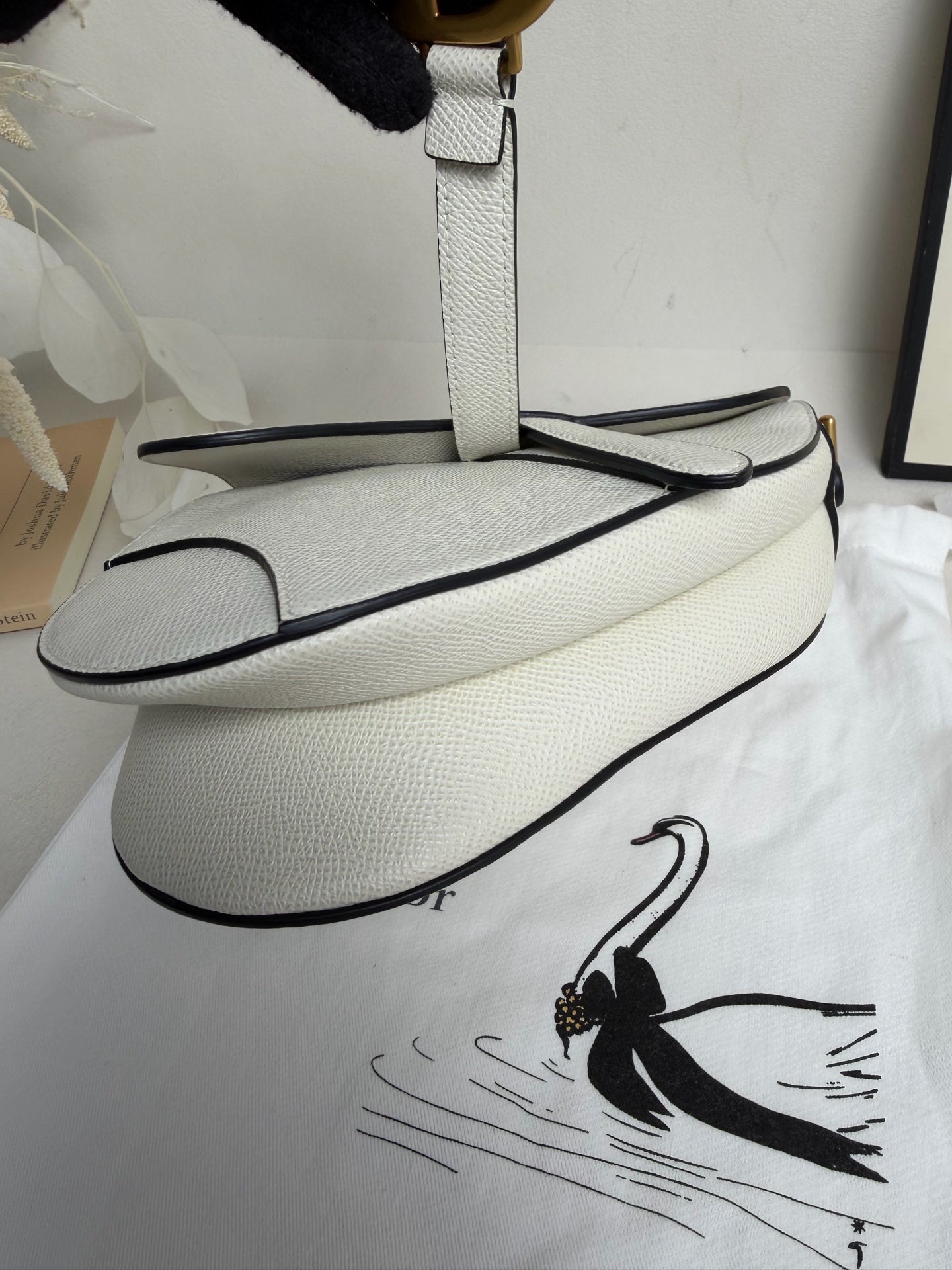 Dior - Saddle Bag - Leather - White - (small)