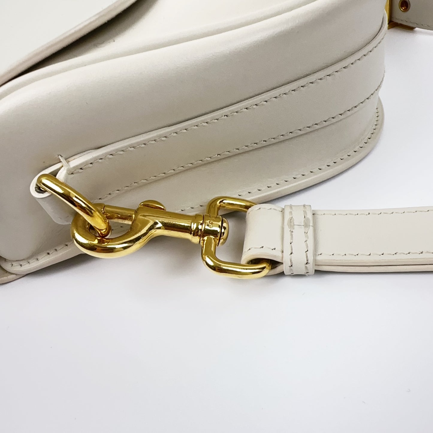 Dior - Saddle Bag - Leather - White - (small)