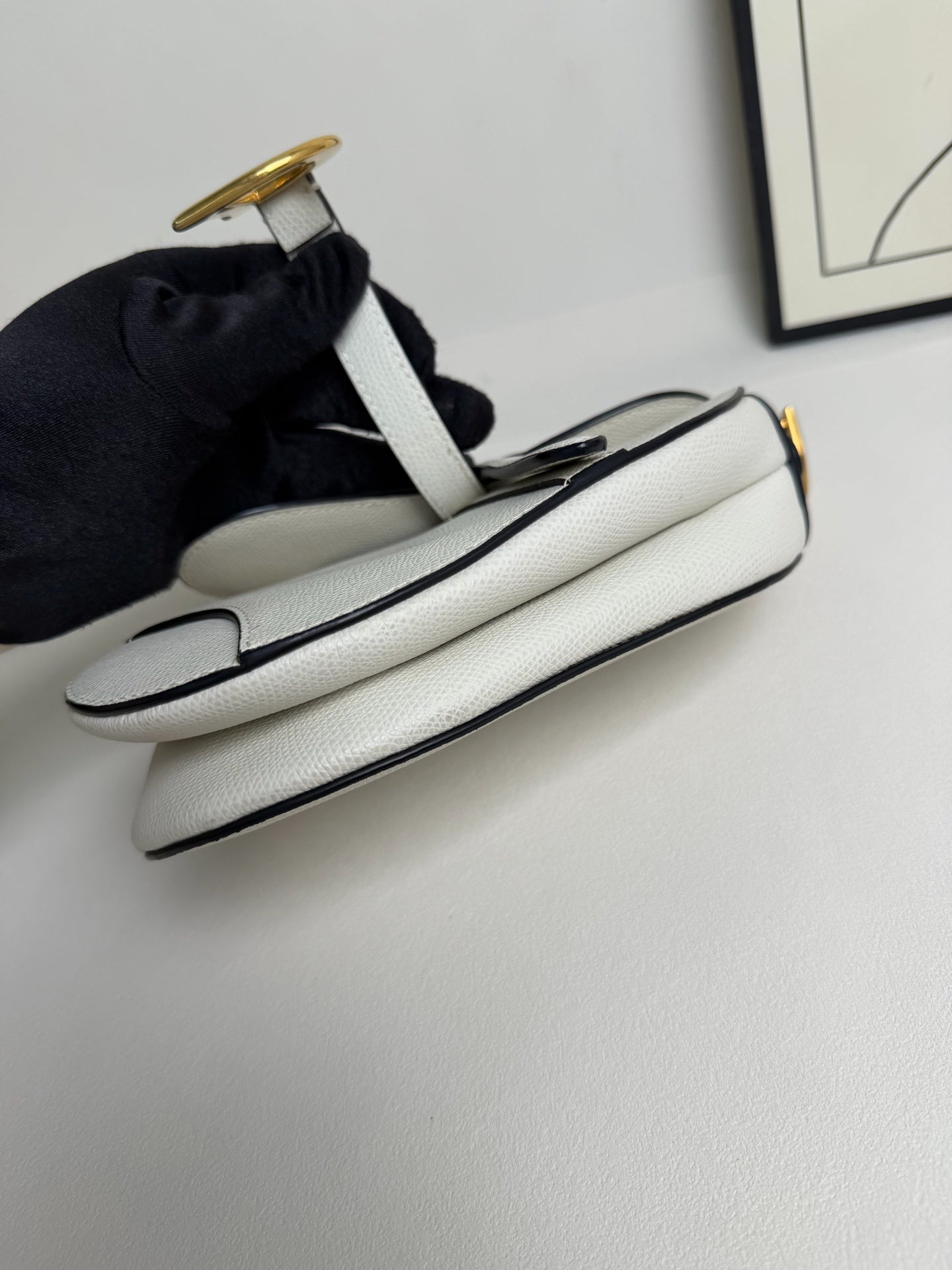 Dior - Saddle Bag - Leather - White - (small)