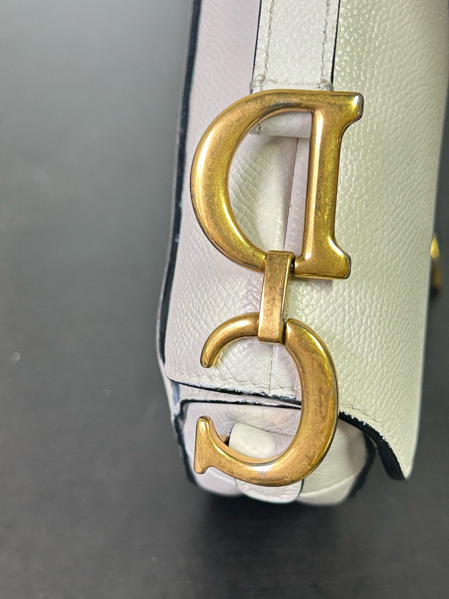 Dior - Saddle Bag - Leather - White - (small)