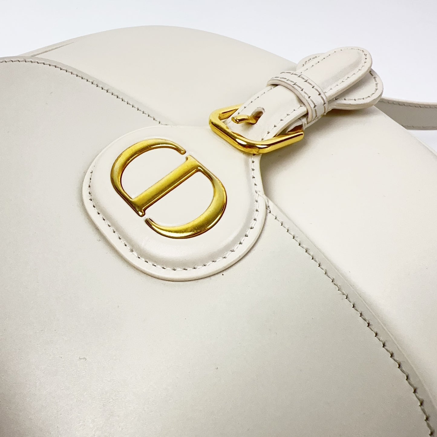Dior - Saddle Bag - Leather - White - (small)
