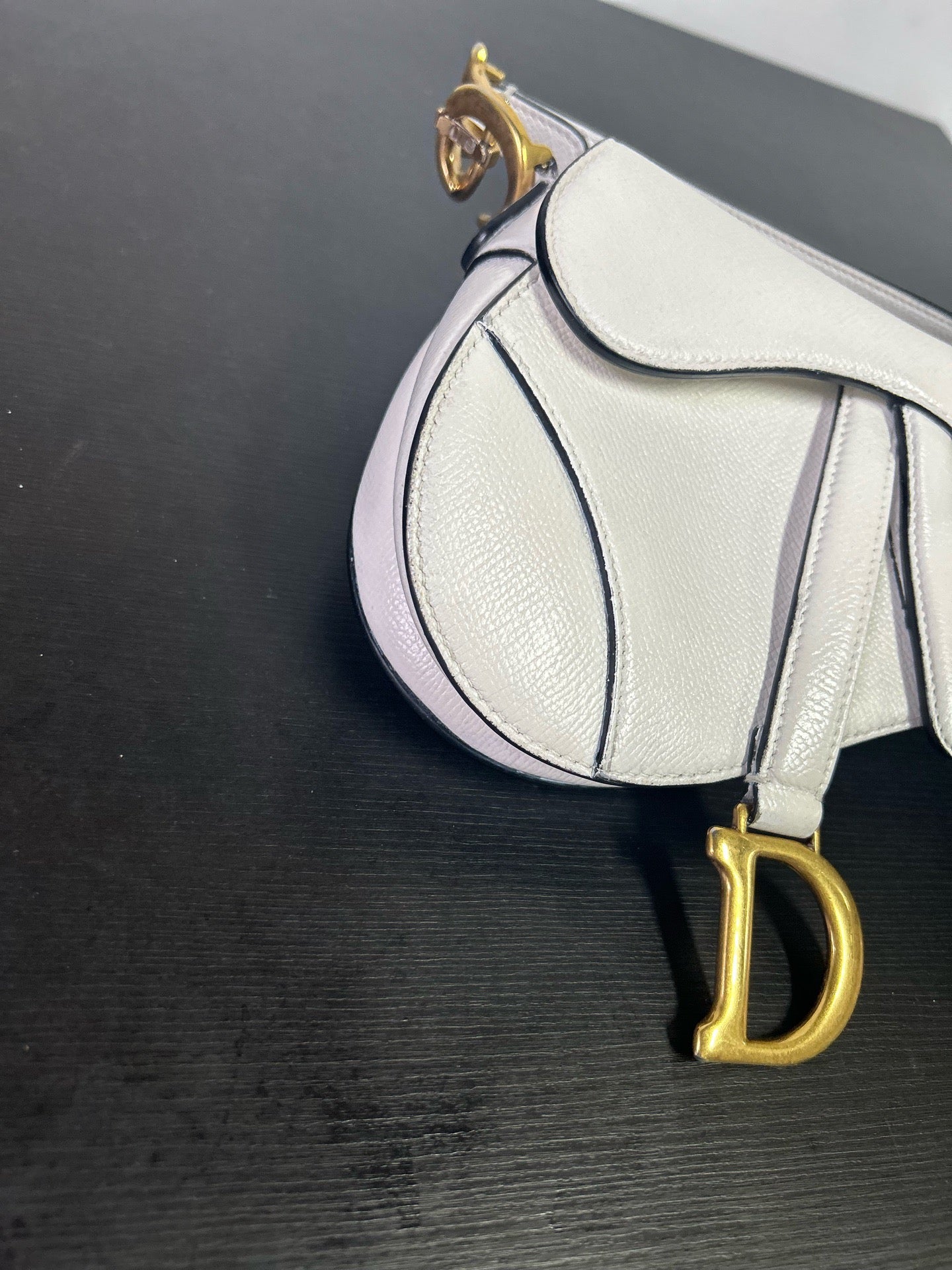 Dior - Saddle Bag - Leather - White - (small)