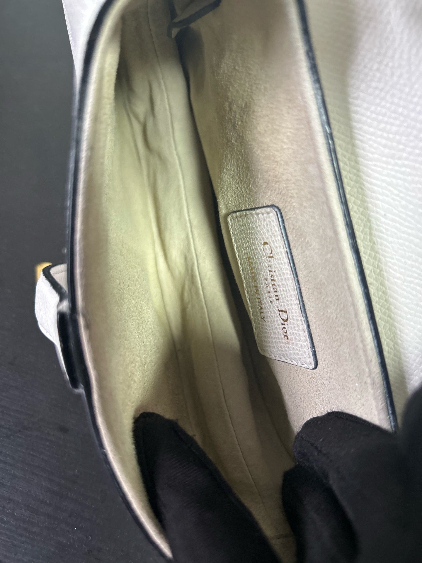 Dior - Saddle Bag - Leather - White - (small)