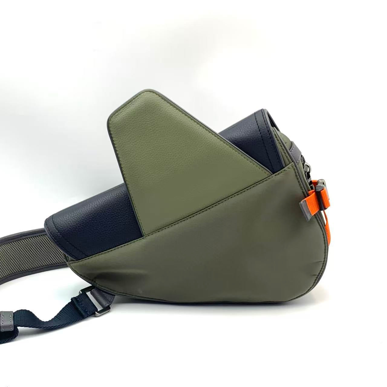 Dior - Saddle Bag Sacai Collaboration - Leather - Green - (mini)