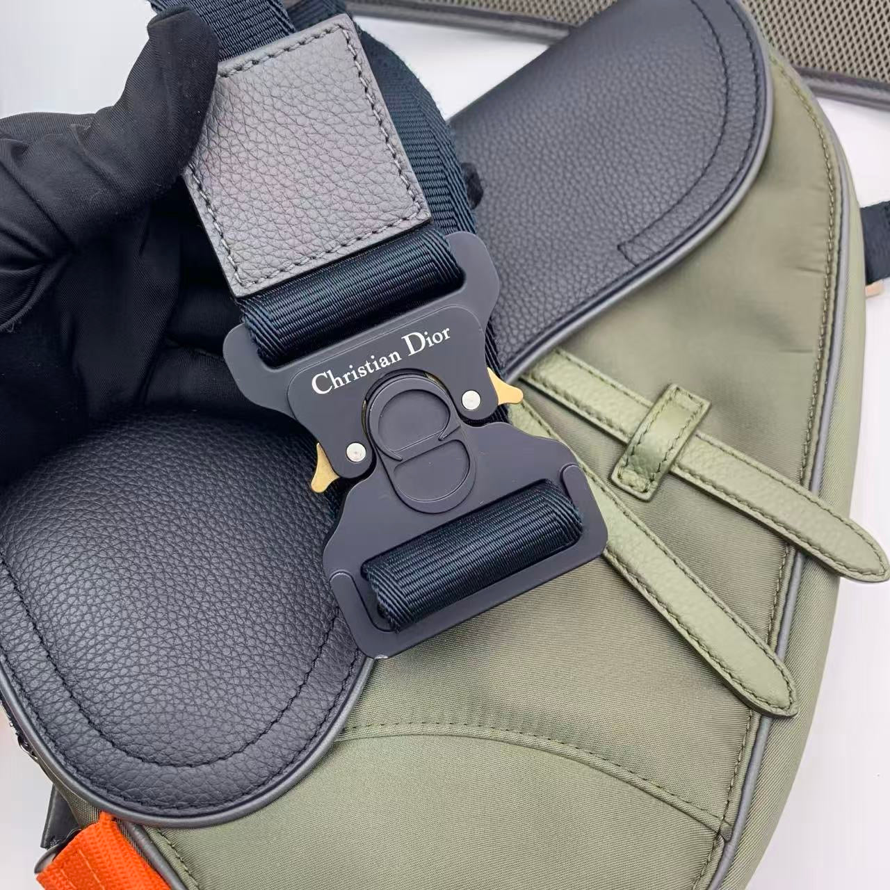Dior - Saddle Bag Sacai Collaboration - Leather - Green - (mini)