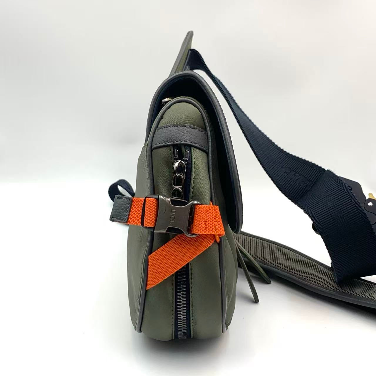 Dior - Saddle Bag Sacai Collaboration - Leather - Green - (mini)